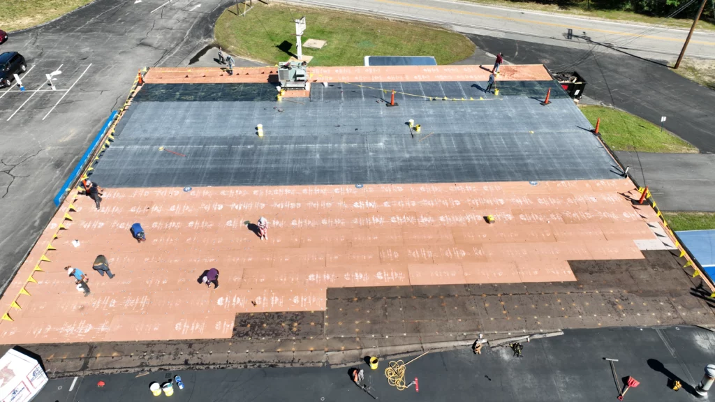 Rubber roof