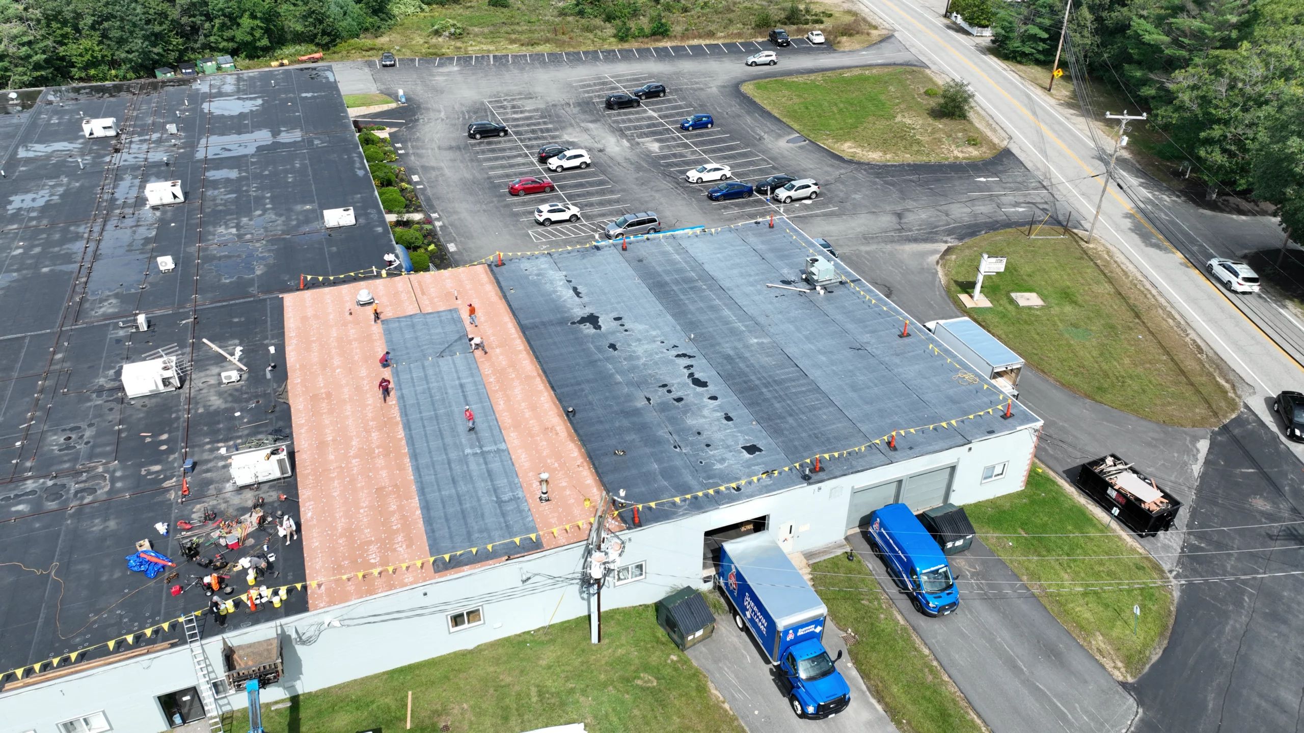 Rubber roof